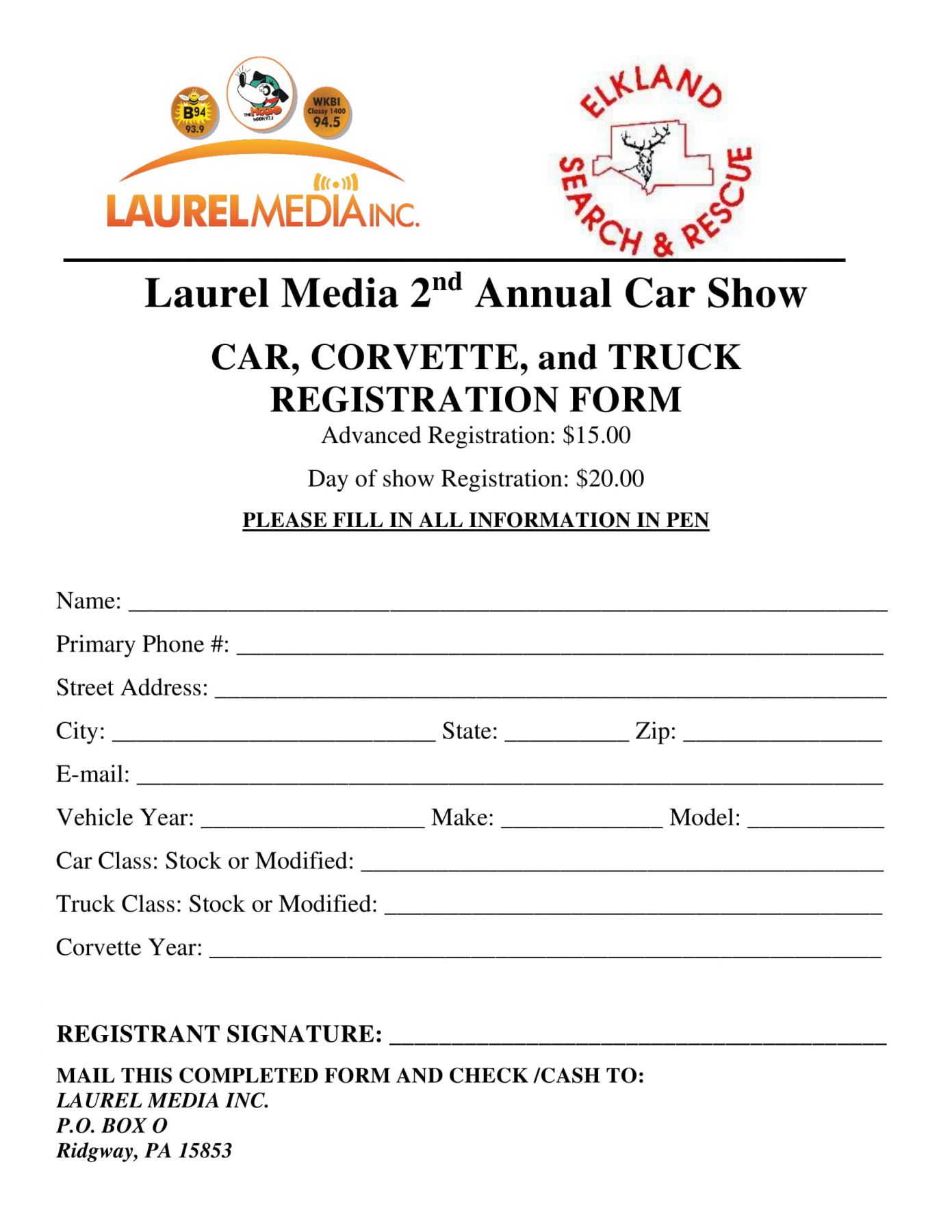 2018 Laurel Media Car Show - WDDH-FM